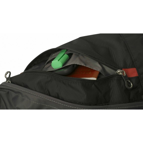 Рюкзак Swissgear с одним плечевым ремнем, черный/серый, 25x15x45 см, 7 л