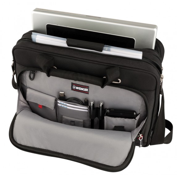 Портфель для ноутбука Wenger 16'', черный, 41x15x34 см, 12 л