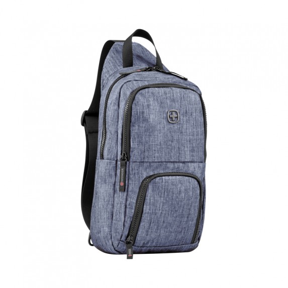 Рюкзак Wenger Urban Contemporary, с одним плечевым ремнем, синий, 19х12х33 см, 8 л