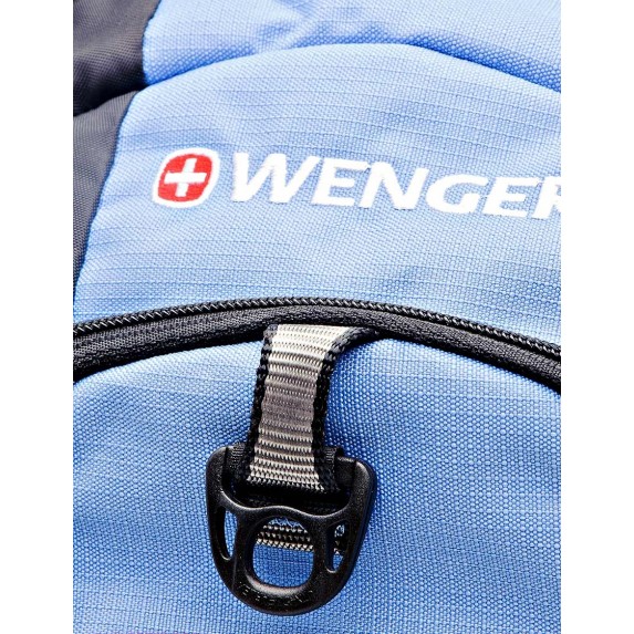 Рюкзак WENGER, цвет чёрный/голубой (17222315)