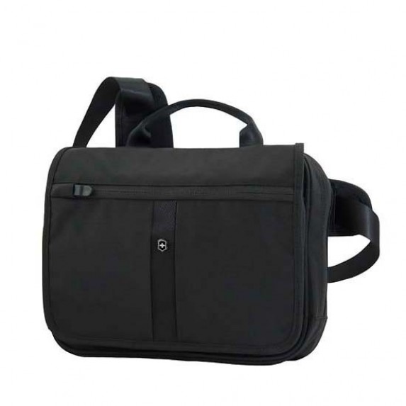 Сумка Victorinox Adventure Traveler Deluxe , черная, 28x8x23 см, 5 л