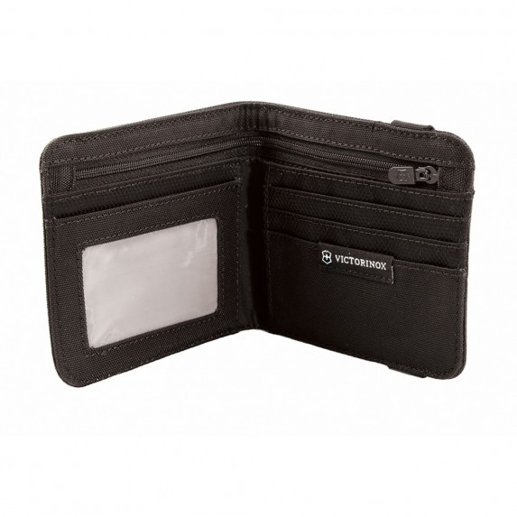 Бумажник Victorinox Bi-Fold Wallet, чёрный, 11x1x10 см