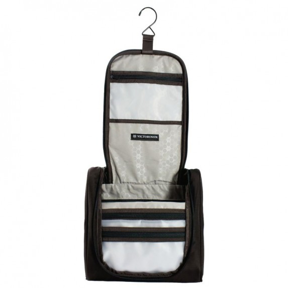 Несессер Victorinox, черный, 27x9x27 см, 6 л