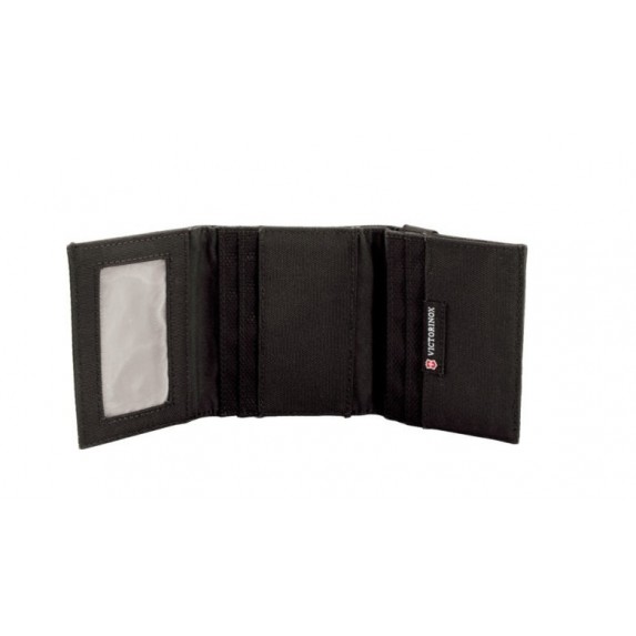 Бумажник Victorinox Lifestyle Accessories 4.0 Tri-Fold Wallet, чёрный, 9x3x10