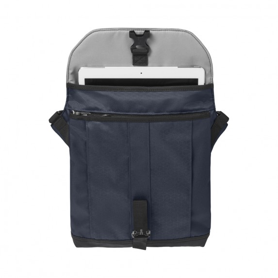 Сумка Victorinox Altmont Original Flapover Digital Bag, синяя, 26x10x30 см, 7 л