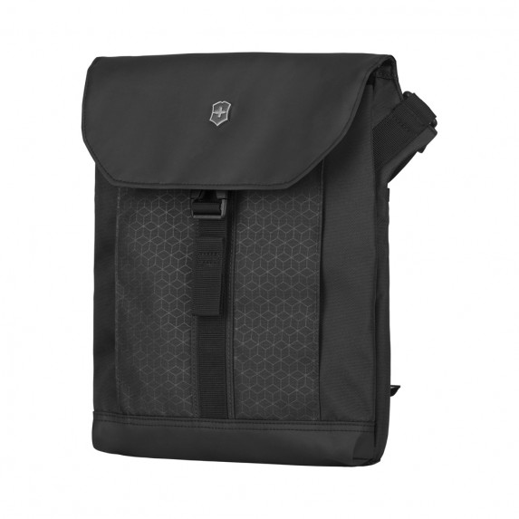 Сумка Victorinox Altmont Original Flapover Digital Bag, чёрная, 26x10x30 см, 7 л