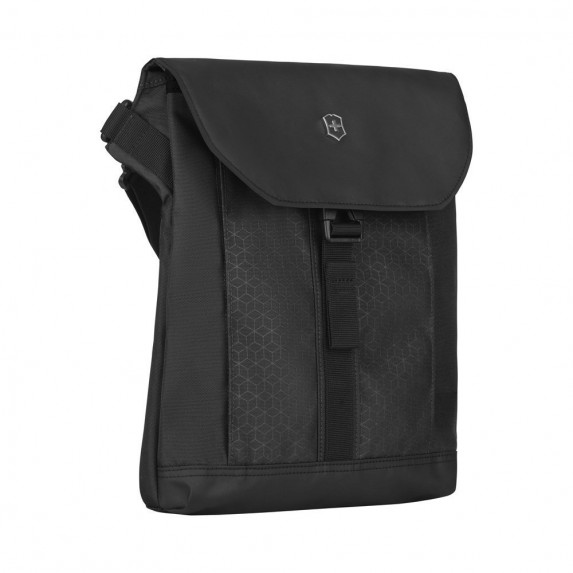 Сумка Victorinox Altmont Original Flapover Digital Bag, чёрная, 26x10x30 см, 7 л
