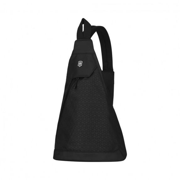 Рюкзак Victorinox Altmont Original, с одним плечевым ремнём, чёрный, 25x14x43 см, 7 л