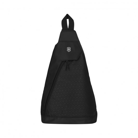 Рюкзак Victorinox Altmont Original, с одним плечевым ремнём, чёрный, 25x14x43 см, 7 л