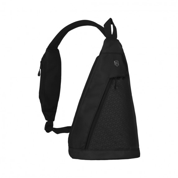 Рюкзак Victorinox Altmont Original, с одним плечевым ремнём, чёрный, 25x14x43 см, 7 л