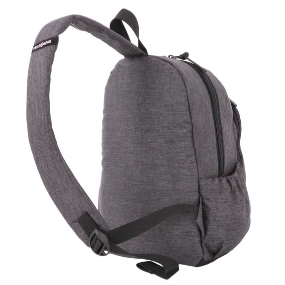 Рюкзак Swissgear 13'', с одним плечевым ремнем, cерый, 25х14х35 см, 12 л