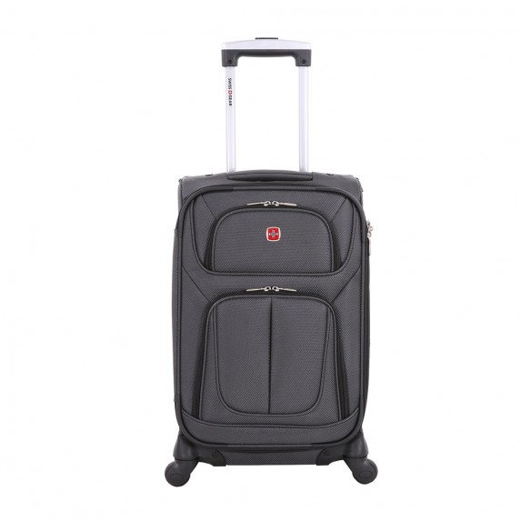 Чемодан Swissgear Sion, серый, 32x15x51 см, 24 л