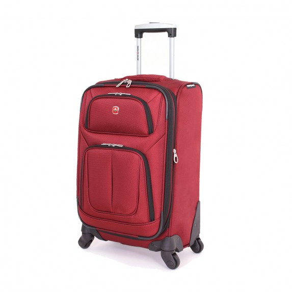Чемодан Swissgear Sion, бордовый, 32x15x51 см, 24 л