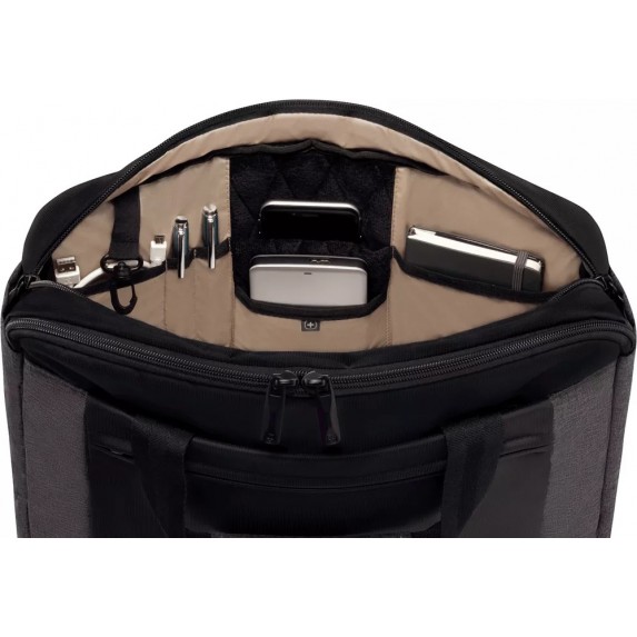 Портфель для ноутбука Wenger 16'', черный/серый, 43x9x31 см, 9 л