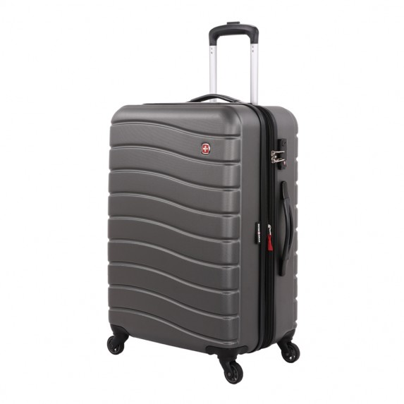 Чемодан Swissgear Alverstone, серый, 46x27x67 см, 64 л