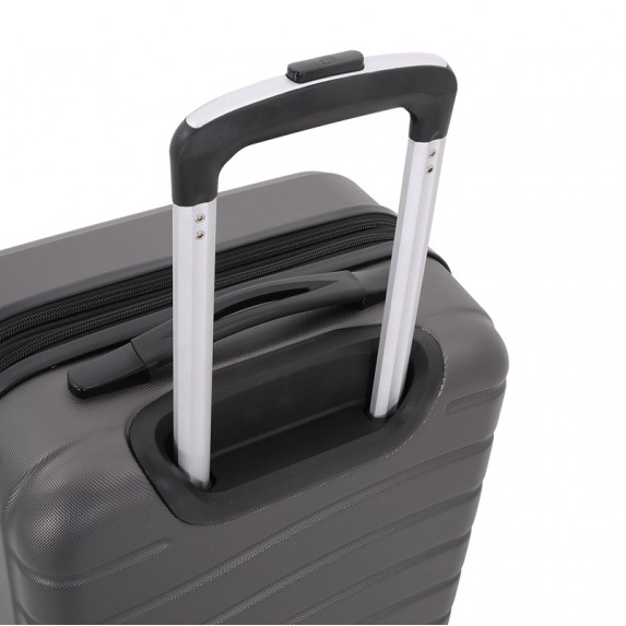 Чемодан Swissgear Alverstone, серый, 46x27x67 см, 64 л