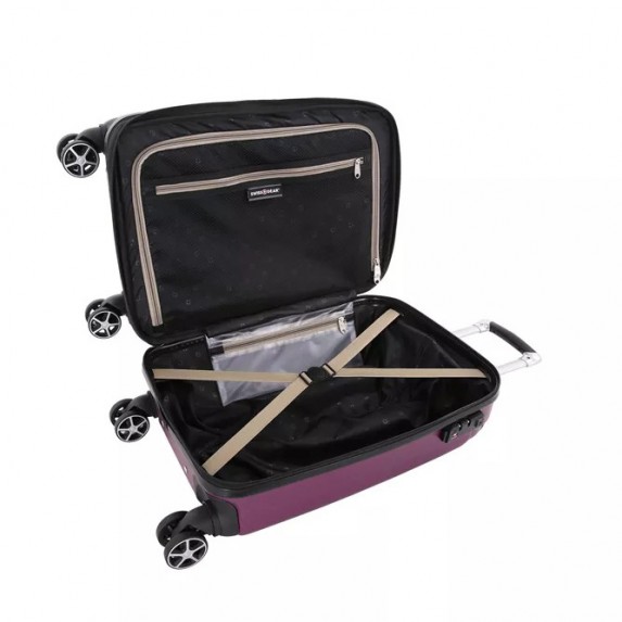 Чемодан Swissgear Tallac, фиолетовый, 35x25x55 см, 37 л