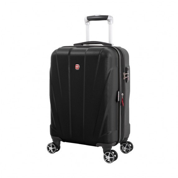 Чемодан Swissgear Adams, черный, 35x25x55 см, 37 л