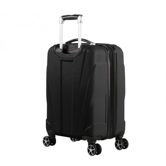 Чемодан Swissgear Adams, черный, 35x25x55 см, 37 л