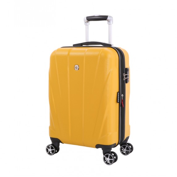 Чемодан Swissgear Adams, желтый, 35x25x55 см, 37 л