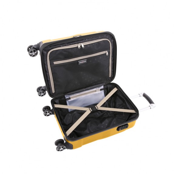 Чемодан Swissgear Adams, желтый, 35x25x55 см, 37 л