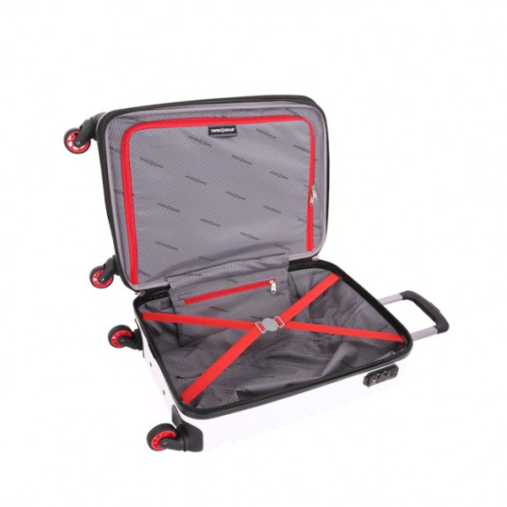 Чемодан Swissgear Tyler, белый, 35x25x55 см, 37 л