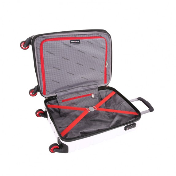 Чемодан Swissgear Tyler, белый, 46x27x67 см, 64 л