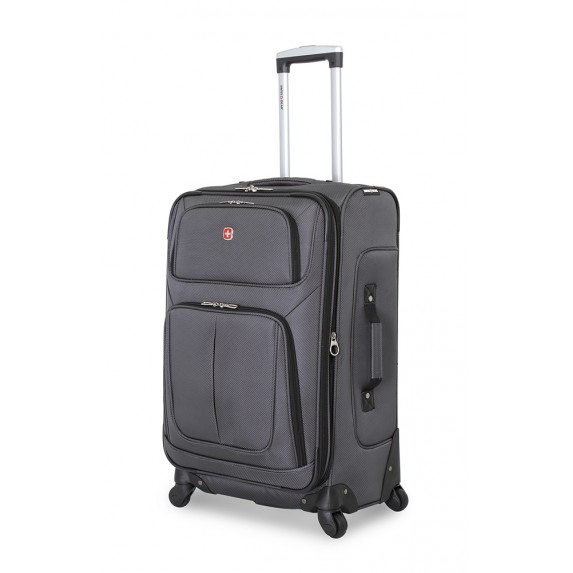 Чемодан Swissgear Sion, серый, 41x26x70 см, 56 л