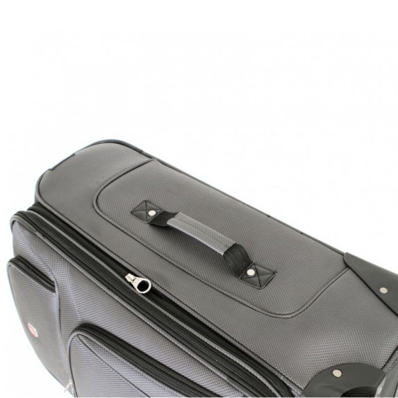 Чемодан Swissgear Sion, серый, 41x26x70 см, 56 л